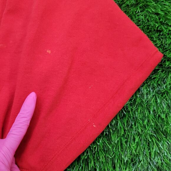 Nebraska-Cornhuskers Sweatshirt Women L 24x24 Baggy Crop Boxy - Picture 8 of 16